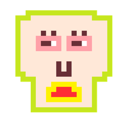 [LINEスタンプ] へんな顔コレクション