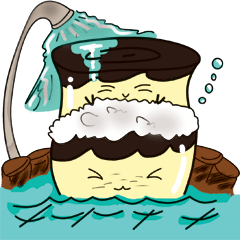 [LINEスタンプ] Pudding lovely