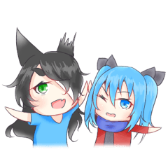 [LINEスタンプ] ニカ＆ひすちスタンプ