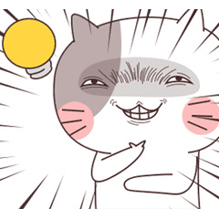 [LINEスタンプ] White Peky Peky