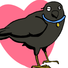 [LINEスタンプ] Raven＆Crow カラスのスタンプ