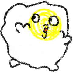 [LINEスタンプ] Egg Gone Wild