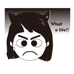 [LINEスタンプ] Her Life ~mood