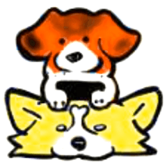 [LINEスタンプ] ちいむ、らいむ