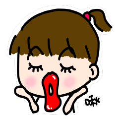 [LINEスタンプ] A-chu talking and drawing 2~ Family