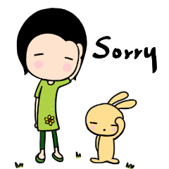 [LINEスタンプ] Kiki and Bunny's simple life part I