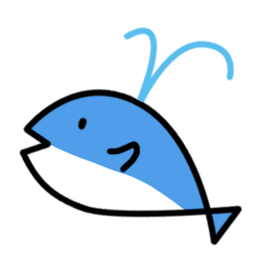 [LINEスタンプ] Baby Dolphin