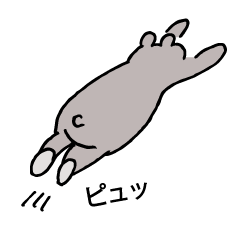 [LINEスタンプ] クマ、時々ウサギとキツネ