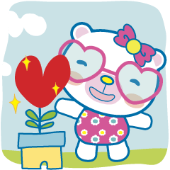 [LINEスタンプ] Beary Love Animated