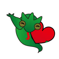 [LINEスタンプ] Funny chameleon