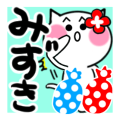 [LINEスタンプ] みずきさんが使うねこスタンプ