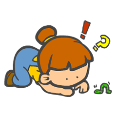 [LINEスタンプ] Knot Girl