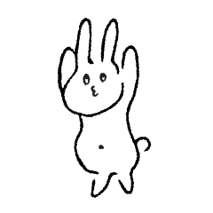 [LINEスタンプ] yaya-usagi