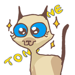 [LINEスタンプ] Tone Meaw Thai