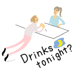 [LINEスタンプ] 飲み好きポールさん