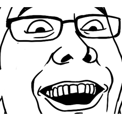 [LINEスタンプ] Many Faces funny3
