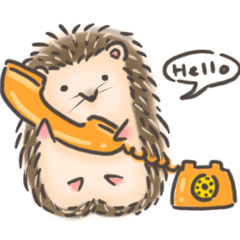 [LINEスタンプ] Calico The Hedgehog