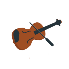 [LINEスタンプ] バイオリンのスタンプ
