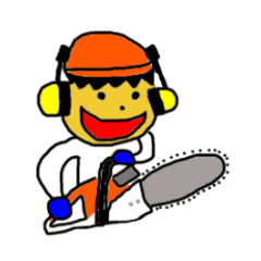 [LINEスタンプ] 陽気なきこり 1.6