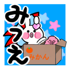 [LINEスタンプ] みつえさんが使ううさぎスタンプ