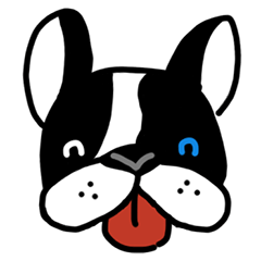 [LINEスタンプ] POKE (Boston Terrier )