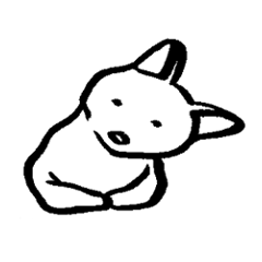 [LINEスタンプ] 白いシュールな猫