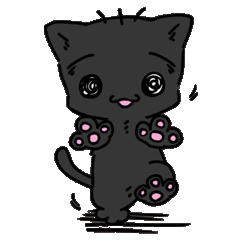 [LINEスタンプ] どこかのにゃんにゃ