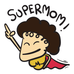 [LINEスタンプ] Mommy is Happy
