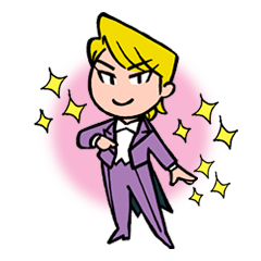 [LINEスタンプ] キララヅカ歌劇団～スミレの紳士～