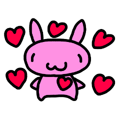 [LINEスタンプ] ほんわかうさぎちゃん