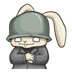 [LINEスタンプ] Hare troop