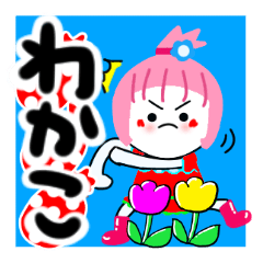 [LINEスタンプ] わかこさんが使うスタンプ