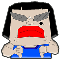[LINEスタンプ] bigmom strong heart