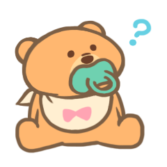 [LINEスタンプ] A Demanding Shy Bear 3