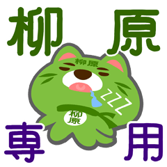 [LINEスタンプ] 「柳原」さん専用スタンプ