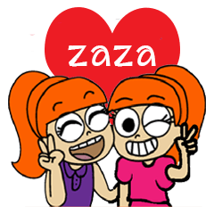 [LINEスタンプ] ZaZa Cute