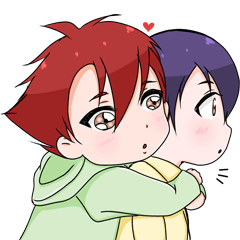 [LINEスタンプ] Kazu ＆ Minoru