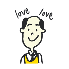 [LINEスタンプ] Papa is kind 