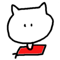 [LINEスタンプ] 目が点。ねこ