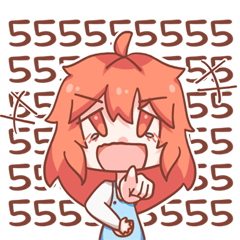 [LINEスタンプ] The Edgy Girl 