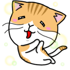[LINEスタンプ] Silly Diary-The fat cat version