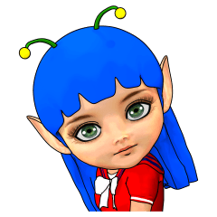 [LINEスタンプ] 宇宙少女ピノ
