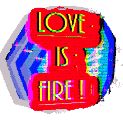 [LINEスタンプ] Love Is Fire