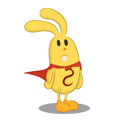 [LINEスタンプ] Super Tiny Bunny