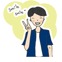 [LINEスタンプ] Daily life of cheerful boy