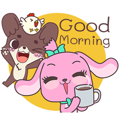 [LINEスタンプ] Pinkie ＆ Brownie 