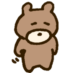 [LINEスタンプ] だるクマ。