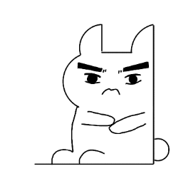[LINEスタンプ] 壁ウサギ