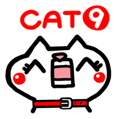 [LINEスタンプ] 可愛い猫（CAT）9