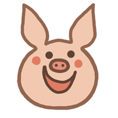 [LINEスタンプ] That pig 